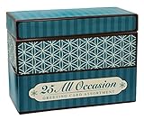 Paper Magic Handmade and Embellished All Occasion Greeting Cards with Blue Keepsake Box, 25pc