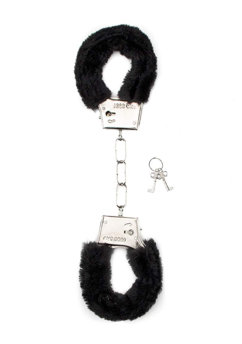 Shots Furry Handcuffs, Black