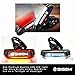 SIGEM Ultra Bright Bike Tail Light, Headlight, USB Rechargeable, Bicycle Flashing Rear taillight, LED Safety Warning Strobe Head Light, Also for Helmet and Backpack Max.120 Lumens (Red-White Light)