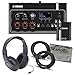 Yamaha EAD10 Electronic Acoustic Drum Module (Included Mic with Trigger Pickup & Power Supply) Bundle with Zorro Sounds Drum Polish Cloth, 2 x Instrument Cables & Headphones Best Drum Module Bundle