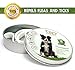 OXO PET PRODUCTS Tick and Flea Collar For Dogs. Natural Repellent With Essential Oils.8 Months Protection.BEST Natural Pest Solution For Dogs Of All Sizes and Ages. Waterproof. BioTech Guard. 25"