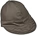 Lapco FR LAP 6CFRGY7 1/8 Flame Resistant 6-Panel Welder's Caps, 100% Cotton, HRC 2, NFPA 70E, 7 1/8