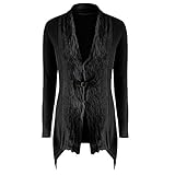 Teresamoon Clearance Sale ! Long Sleeve Sweater, Women Casual Knitted Cardigan Outwear (XL, black)