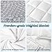 Beauty Kate Weighted Blanket Adult (20 lbs - 60x80 - Queen Size), Premium Heavy Blanket for Improved Sleep, 100% Soft Breathable Cotton with Glass Beads, White