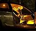 Jtech 10x 194 168 2825 T10 5-SMD Yellow LED Car Lights Bulb