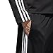 adidas Men's Athletics Essential Tricot 3-Stripe Pants, Black/Black, Small