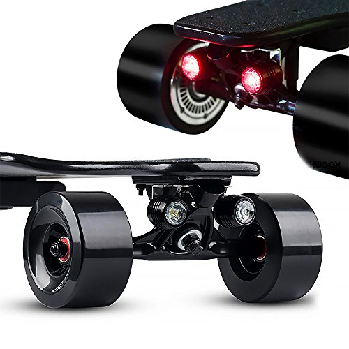 KooWheel Safe Lights Headlights and Taillights - USB Rechargable - Water Resistant - Electric Skateboards Longboards