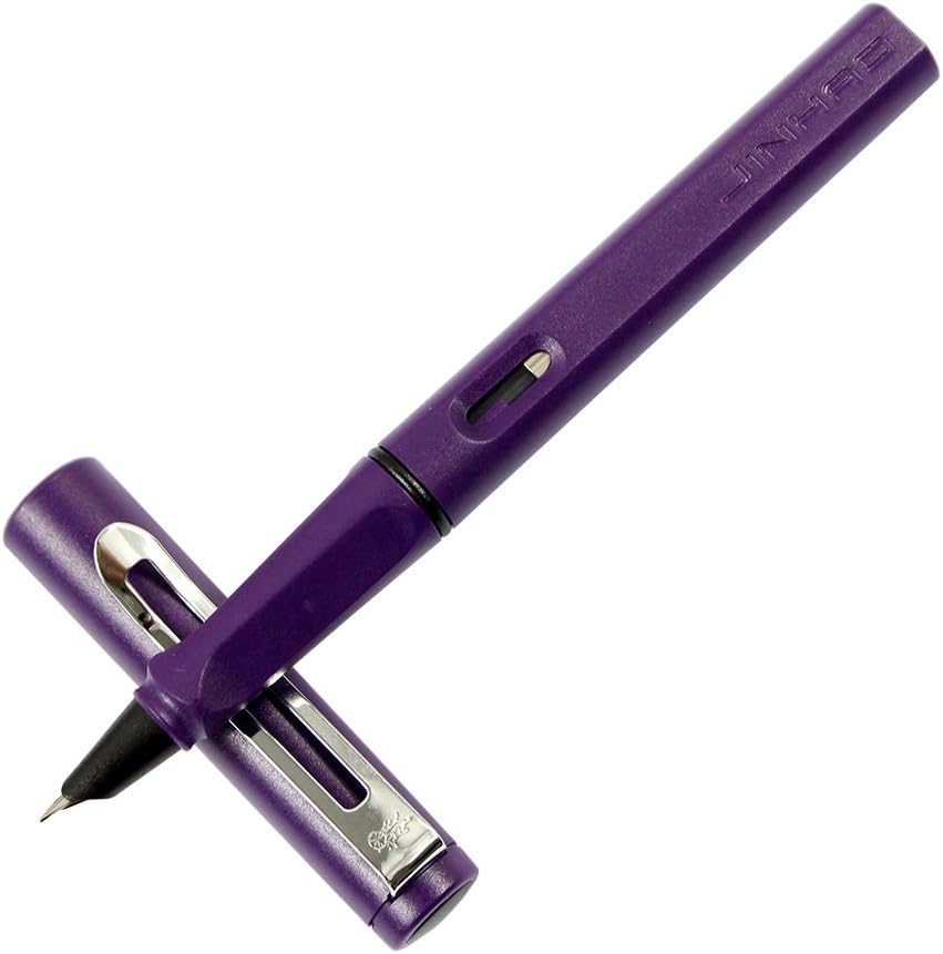 Ranvi 5099 Matte Purple Fountain Pen, 2 PCS, 1 x Fountain Pen,1 x Fine Fountain Pen, Gift Box - Image 5