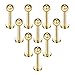 Ruifan 10PCS 16G Gold Plated 316L Stainless Steel 3mm Ball Labret Monroe Lip Ring Tragus Helix Cartilage Earring Stud Barbell 6mm Bar Length Body Piercing Jewelry