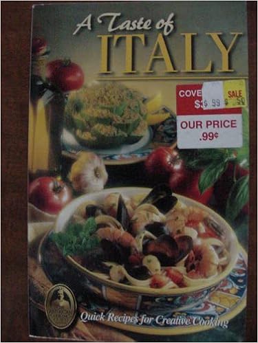 A Taste Of Italy The American Cooking Guild The Collectors - 