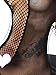 FasiCat Fishnet Lingerie Sexy Mini Half Sleeves Dress Womens Chemise Novelty Babydoll Black