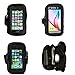 i2 Gear Running Armband - Workout Phone Holder with Zipper Pocket - Compatible with iPhone 11, 11 Pro, iPhone XR, XS, 6S, Galaxy S10, S9, S8, S7 & Phone Cases (20 inches)