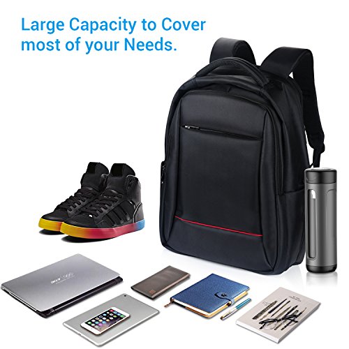 Backpacks, Laptop Backpacks - ZSTVIVA Water Resistance Anti-theft Zipper Design Nylon Fabric Collage Backpack Travel Bag Business Computer Bag Up to 15.6 inch
