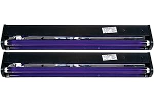 2 AMERICAN DJ BLACK-24BLB 24" UV Black Pro Blacklight Dorm Party Light Fixtures