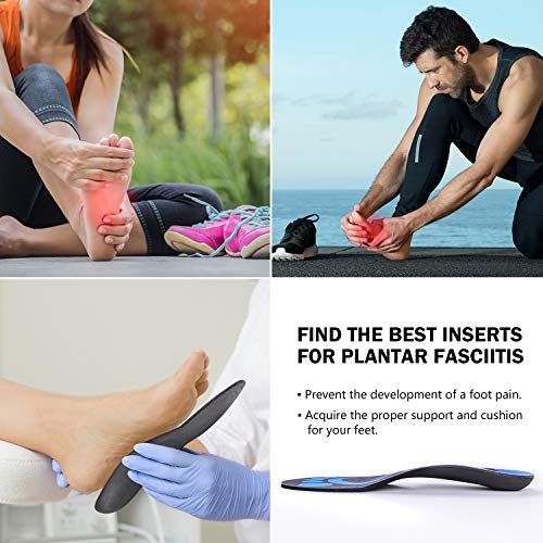 Conor Plantar Fasciitis Feet Arch Support Insoles for Men and Women