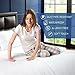 Full Size Harmony Dream Cotton Terry Mattress Protector - Premium Hypoallergenic Waterproof Mattress Cover - Vinyl Free, Fits Well, Machine Washable, Noiseless – 10 Year Warranty