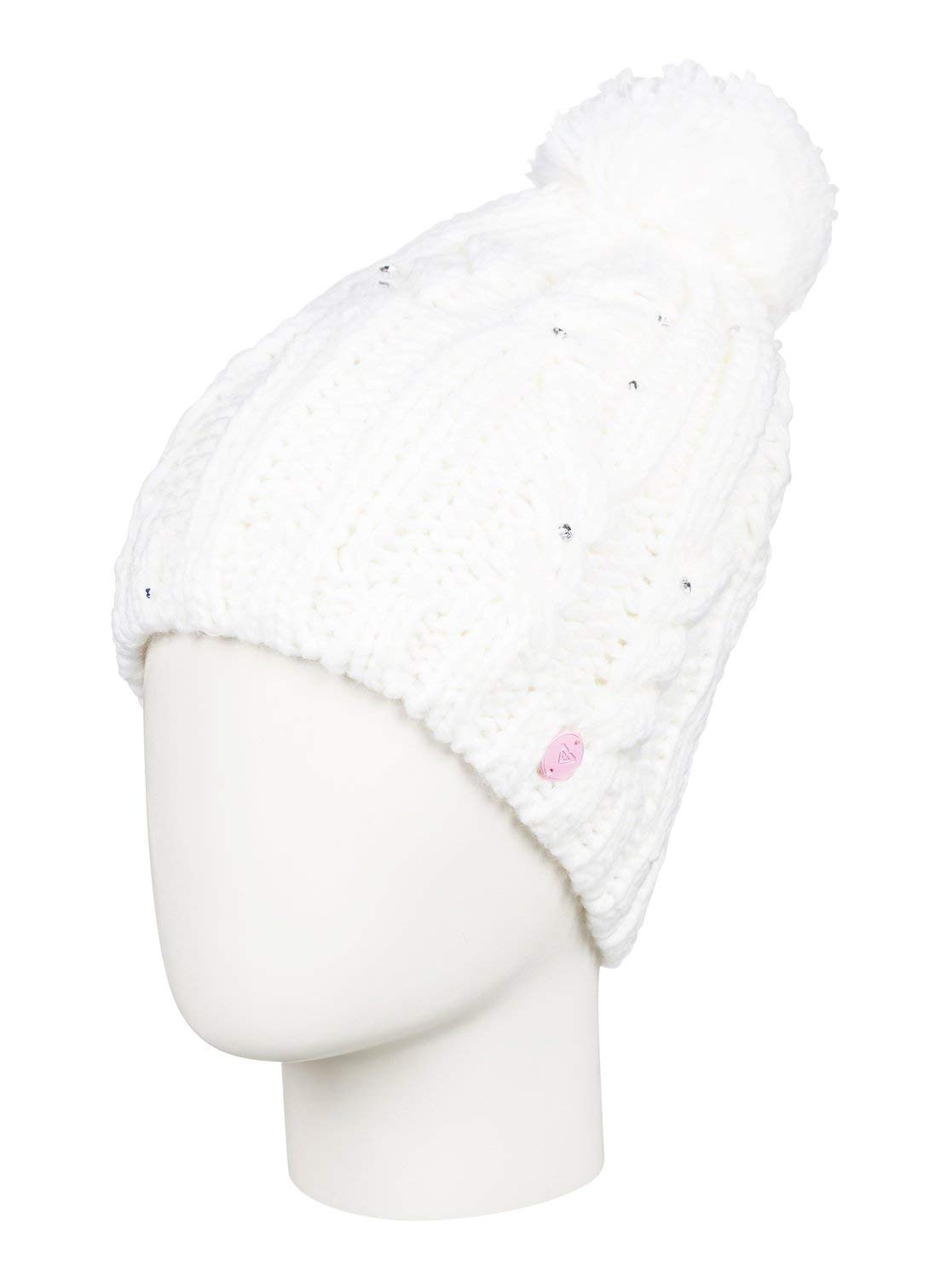 Roxy Shooting Star - Pom-Pom Beanie Beanie - Bright White, 1SZ