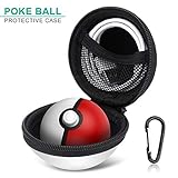 Poke Ball Plus Case Protective EVA Cover and Skin for PokÃ©mon Lets Go Pikachu Eevee Game for Nintendo Switch Carrying Case
