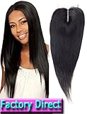 Forevery Hair Lace Closure 3.5x4 Straight Wave Brazilian Virgin Human Hair Extensions Middle Part Lace Closure(12