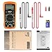 AIDBUCKS PM8233B Entry-Level Digital Multimeter AC/DC Voltage Tester Measure Frequency Resistance Capacitance Diode Continuity - Includes Battery