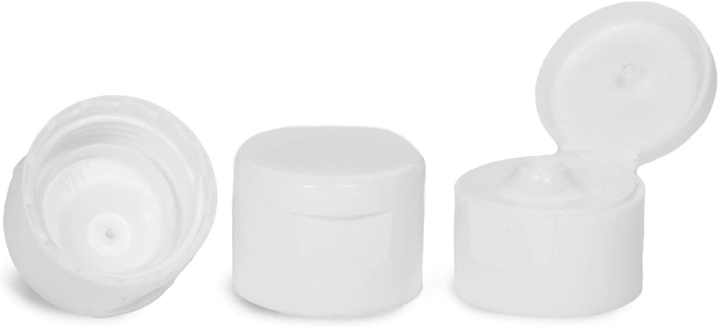 Octopus 10x 100 ml plastic bottles, HDPE plastic bottles with white flip-top cap, empty bottles with white hinged cap - Image 5