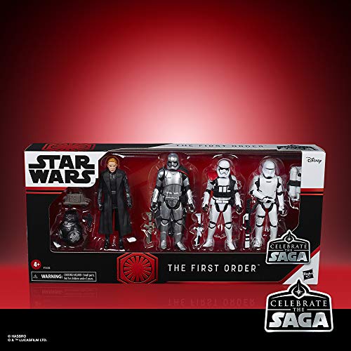 Star Wars F1415 Celebrate The Saga Spielzeuge Erste Ordnung Figuren Set, 9,5 cm große Action-Figuren zum Sammeln 6er… – Bild 7