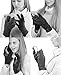 C.C Unisex Cable Knit Winter Warm Anti-Slip Touchscreen Texting Gloves, Black/Gray