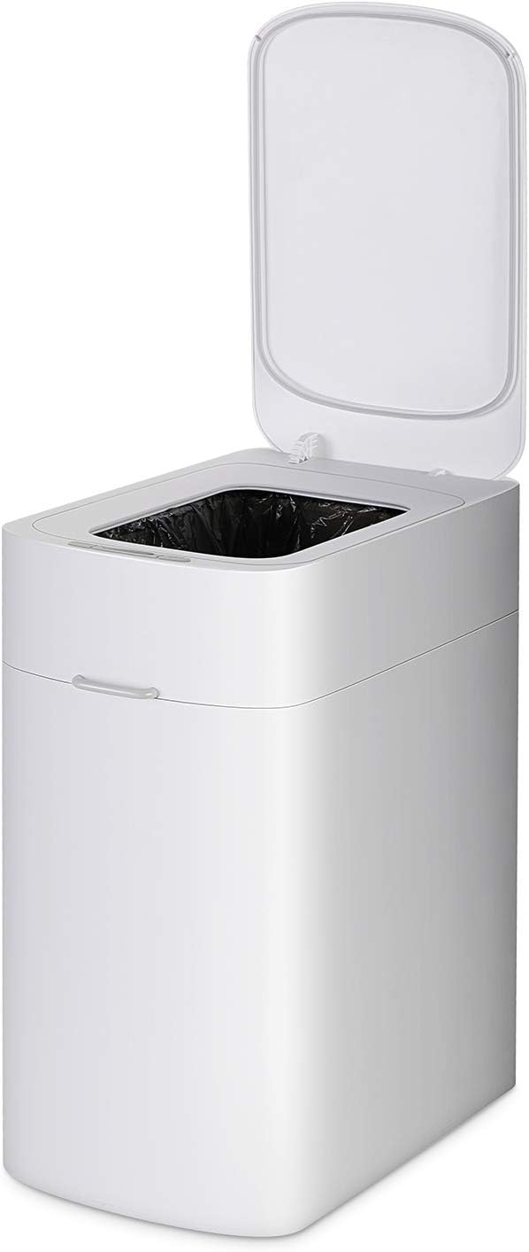 REECOO Trash Can Electric Self-Sealing and Self-Changing 3.2 Gallon Sensor Garbage Can Touchless Automatic for Home,Bathroom,Bedroom,Office
