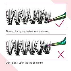 Individual Lashes 10D 20D 30D 40D Lash Clusters