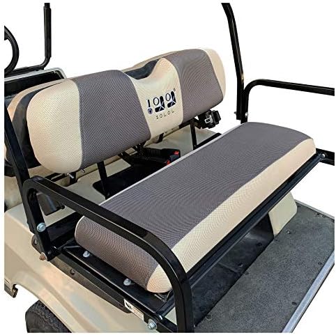 10L0L Universal Golf Cart Rear Seat Cover Set Fit for EZGO Club Car Yamaha, Keep Warm Bench Seat Covers Breathable Washable Polyester Mesh Cloth – Only for Rear Seat (37.5″ 13.5″ 3.7″) – X-Small 10L0L Universal Golf Cart Rear Seat Cover Set Fit for EZGO Club Car Yamaha, Keep Warm Bench Seat Covers Breathable Washable Polyester Mesh Cloth – Only for Rear Seat (37.5″ 13.5″ 3.7″) – X-Small