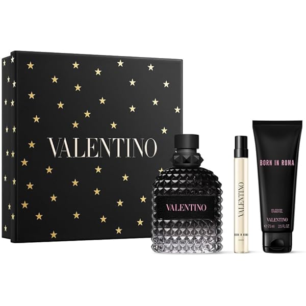 Amazon.com : Valentino Born in Roma Uomo Gift Set for Men (3pc