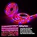 LED Plant Grow Strip Light with Power Adapter,Full Spectrum SMD 5050 Red Blue 4:1 Rope Light for Aquarium Greenhouse Hydroponic Pant Garden Flowers Veg Grow Light (5M)