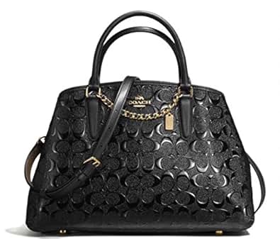 leather coach patent margot carryall
