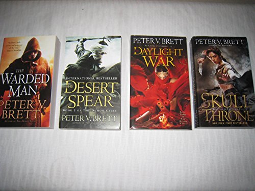 Books 1-4 in Peter V. Brett's The Demon Cycle (Set Includes: The Warded Man, The Desert Spear, The Daylight War and The Skull Throne)