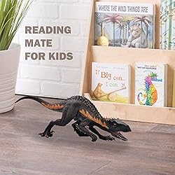 Gemini&Genius Dinosaur Toy, Black Velociraptor with