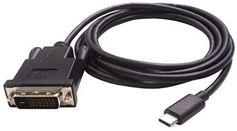 PremiumCord USB-C to DVI Adapter Cable 1.8 m, USB 3.1 Type C Male to DVI Male, Resolution Full HD 1080p 60Hz, Colour Black