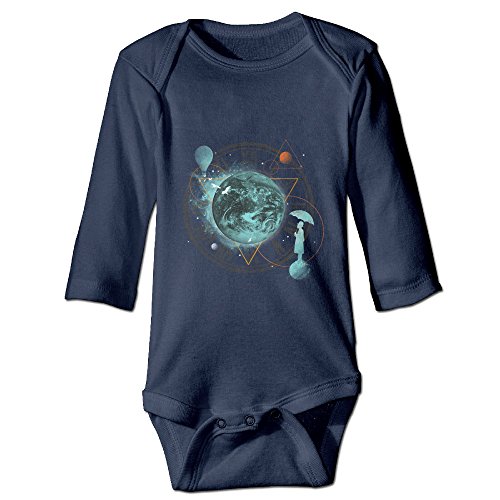 Alexx Traveller Infant Jumpsuit Bodysuit Long-sleeve Outfits Navy