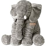 MorisMos Elephant Stuffed Animal Toy Plush Toy for Gray 24 inch (60x45x25cm)