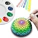 Heqishun 18 Pcs Mandala Dotting Tools for Painting Rocks, Mandala Rock Painting Kit with Mandala Stencil, Acrylic Rods, Double Sided Dotting Tools and Paint Tray