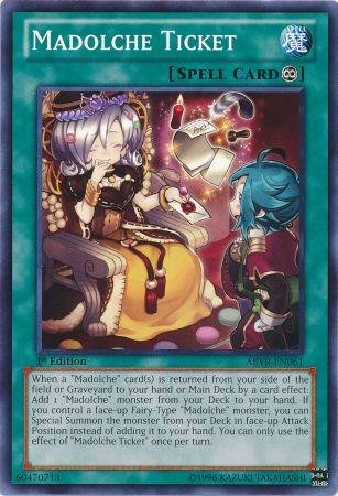 Yu-Gi-Oh! - Madolche Ticket (ABYR-EN061) - Abyss Rising - 1st Edition - Common