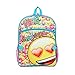 Emoji Yellow Rainbow Hearts Back to School Essentials Set for Girls Backpack