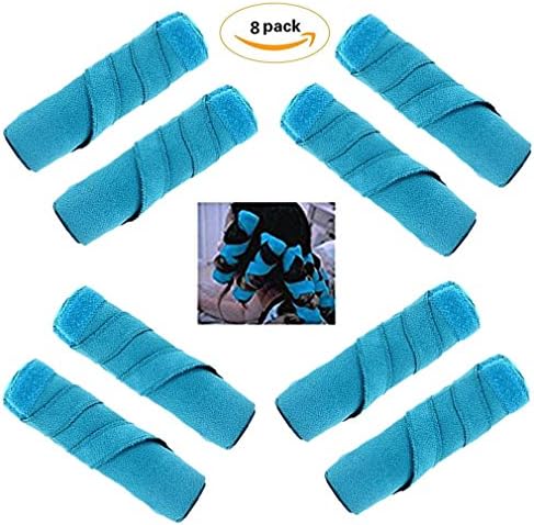 Whoishe 8Pcs Absorbent Sleep Hair Rollers Fashion Nighttime Hair Curlers for All Kinds of Hairstyles