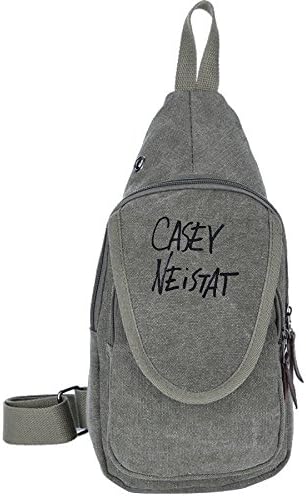 Casey Neistat Signature Logo Men Women Gym Backpack Crossbody Sling Shoulder Chest Bags
