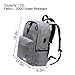 Laptop Backpack-Beyle Anti-Theft Water Resistant Travel Laptop Backpack with USB Charging Port School Bookbag for College Travel Backpack Designed for 17-Inchand Notebook,Grey