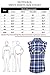 NUTEXROL Men's Casual Flannel Plaid Shirt Sleeveless Cotton Plus Size Vest