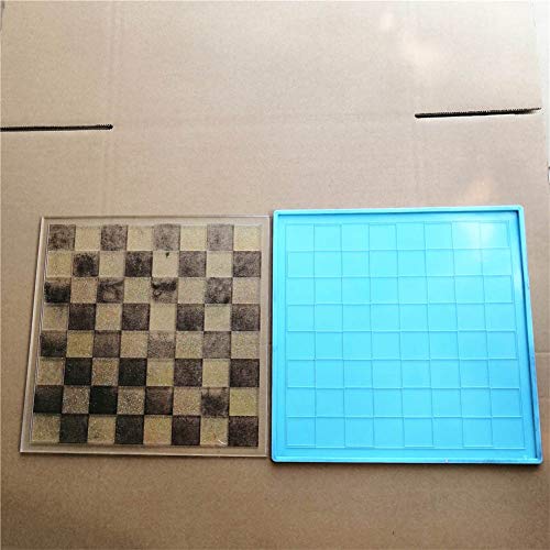 Chess Board Silicone Mould,Chess Board Molds for Resin Casting,Chess