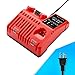 Powilling Dual Voltage Battery Charger Compatible with Mil-wau-kee 12V & 18V Cordless Tools - Replaces 48-59-1812