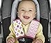 Nuby Car Seat Reversible Strap Covers 2 Pack, Pink