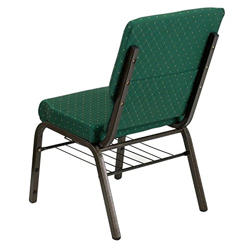 Flash-Furniture-HERCULES-Series-185W-Church-Chair-in-Fabric-with-Book-Rack-Gold-Vein-Frame