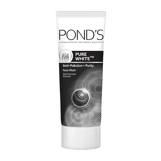 ponds black white face wash